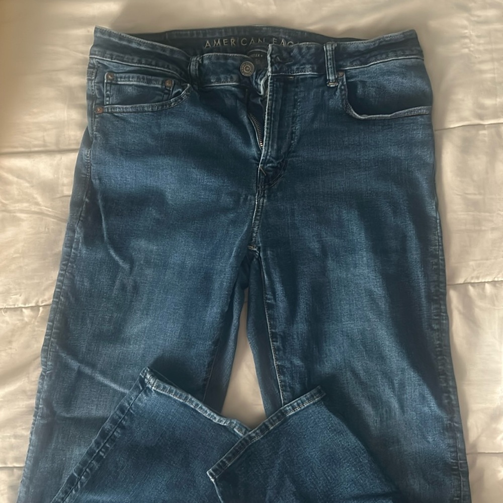 Men’s American Eagle Athletic Straight Denim Jeans Size 34  x 34